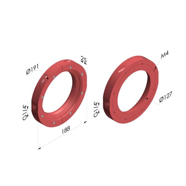 Runder Luftvorhang Serie RAC-2, Ø 127mm – Bild 2