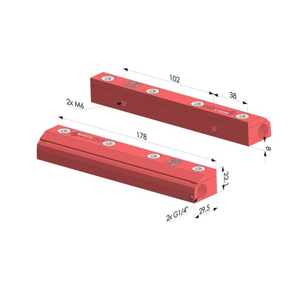 einfache-luftvorhaenge-slim-ra-3-150 mass Novacom Druckluft